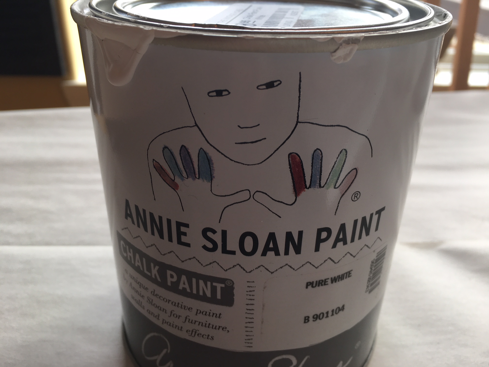 annie sloan paint, diy towel rack